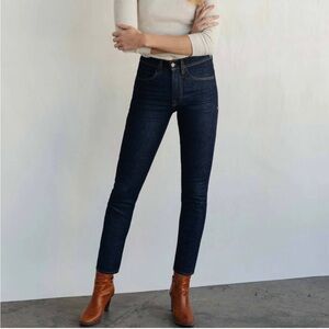 Imogene And Willie Josette Jeans Slim Leg Dark Wash Indigo Blue Size 25